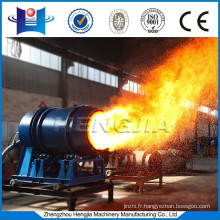 Coal powder burner for aluminum melting furnace